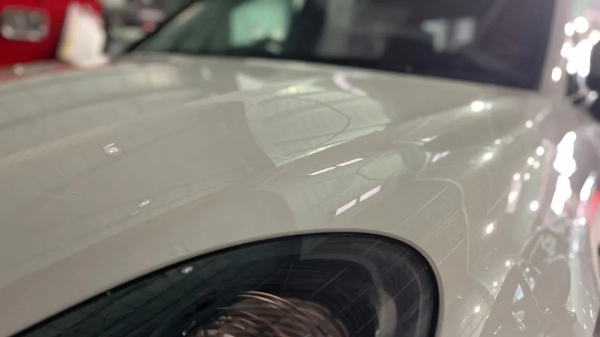淡色車のコーティング施工