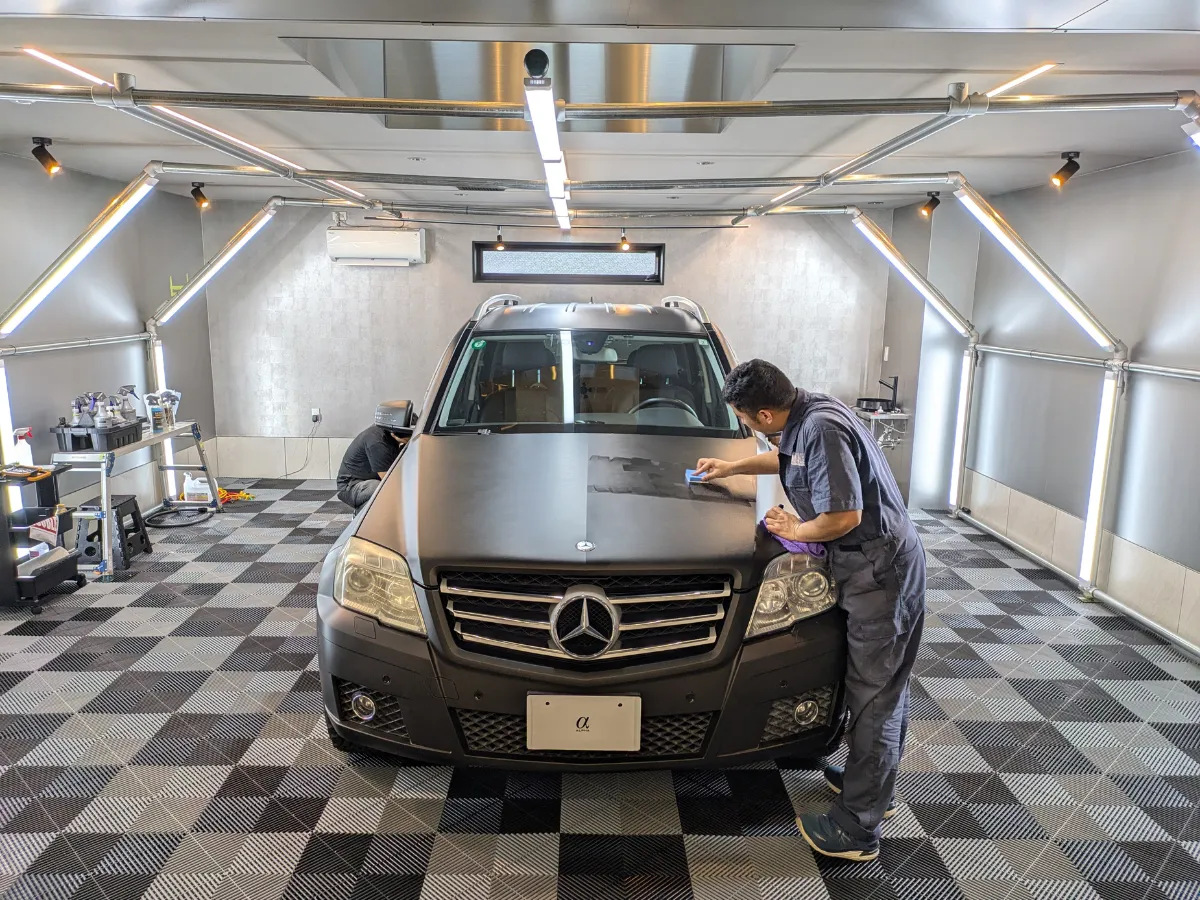 施工事例 ベンツ GLKの写真4