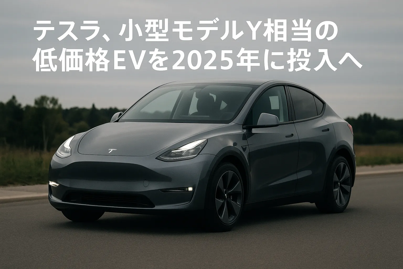 テスラ、小型モデルY相当の低価格EVを2025年に投入へについて解説