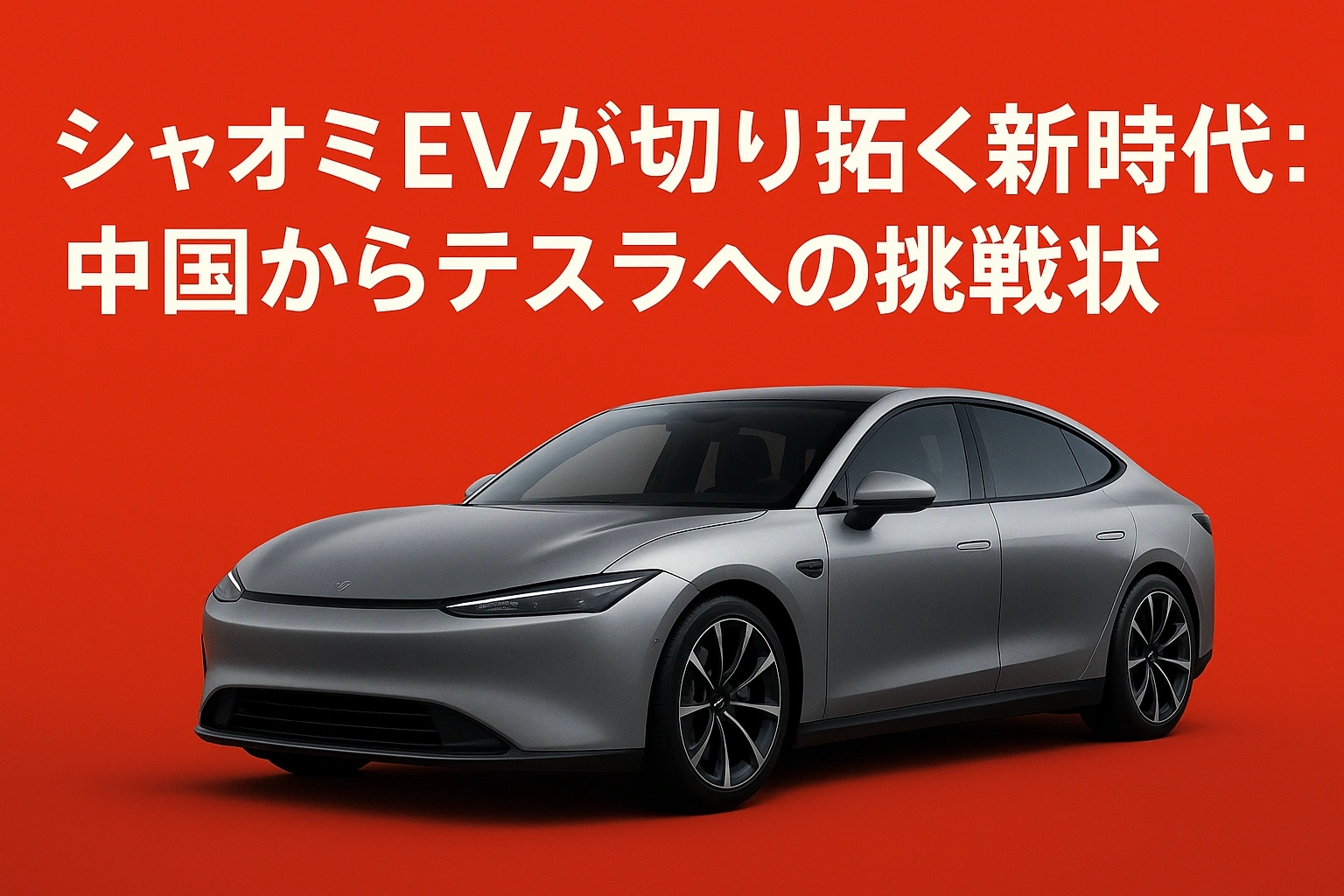 シャオミEVが切り拓く新時代:中国からテスラへの挑戦状について解説