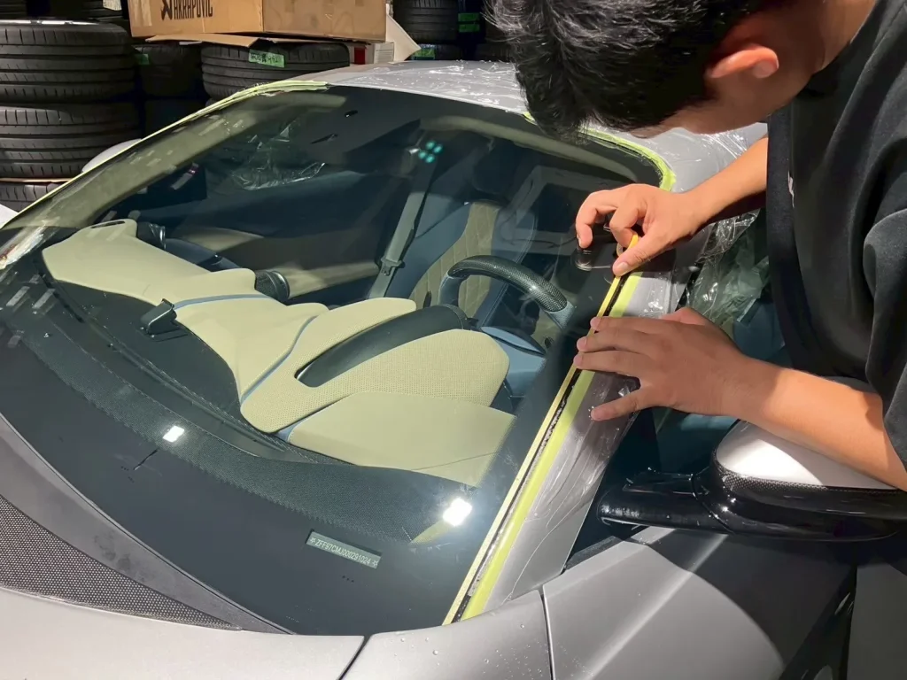 フェラーリ812シルバーの施工事例06