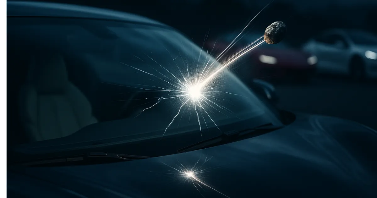 高額修理と保険料アップを防ぐフロントガラス保護フィルムについて解説