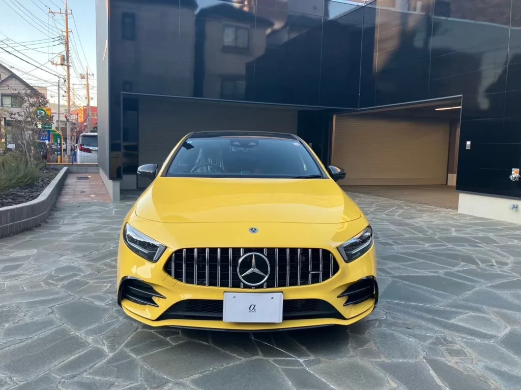 メルセデス・ベンツ イエローの施工事例01