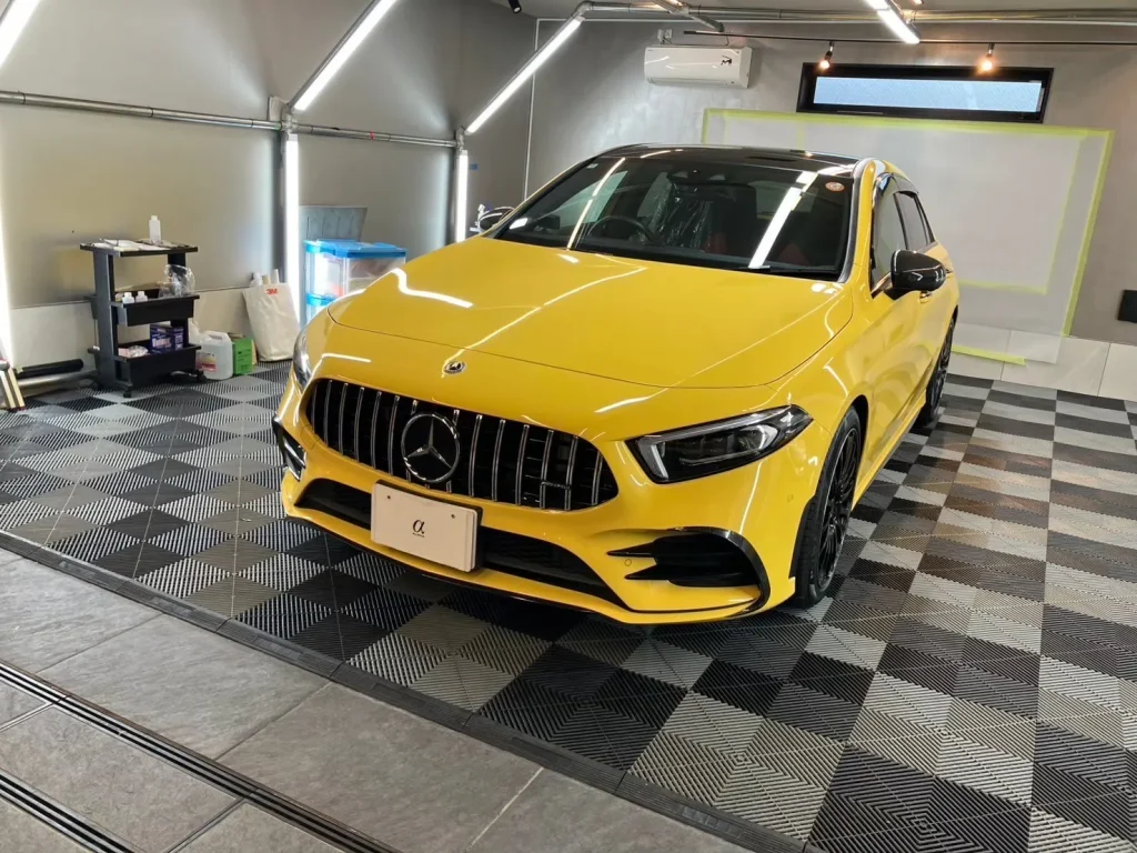 メルセデス・ベンツ イエローの施工事例04