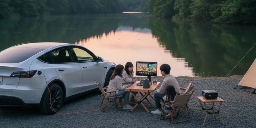 【プロ直伝】テスラ/EVキャンプの具体的な楽しみ方3選について解説
