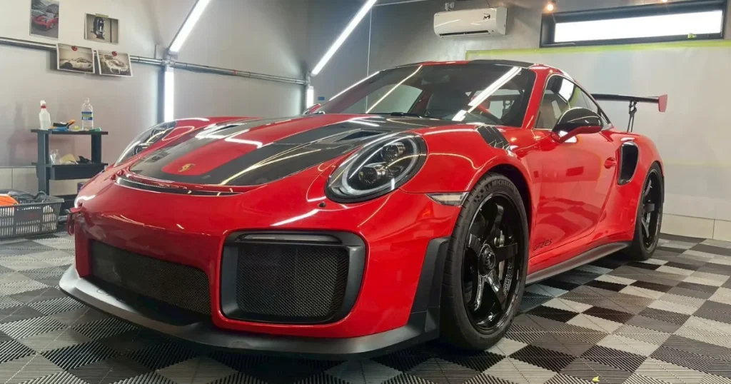 ポルシェ 911 GT2 RSの施工事6