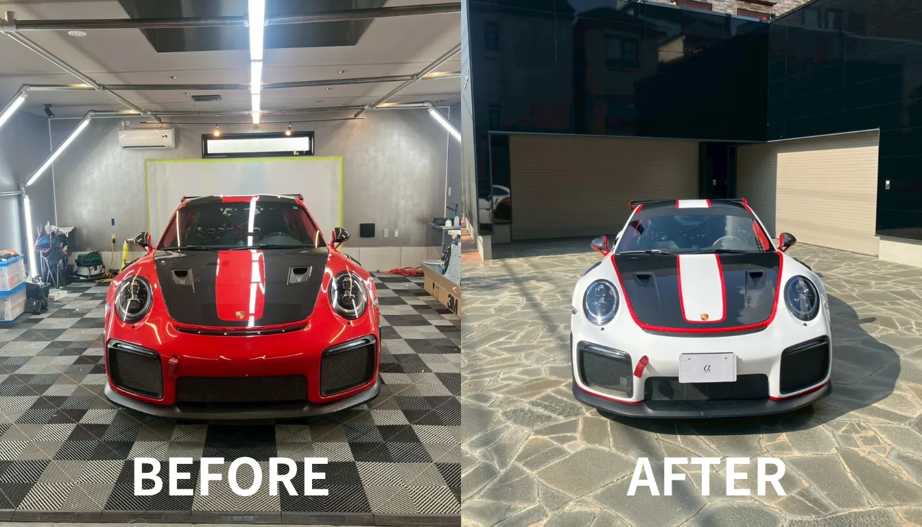 プロテクションフィルムとカーラッピングの違いについて解説