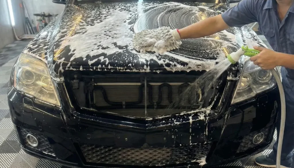 プロテクションフィルムの正しい洗車方法について解説
