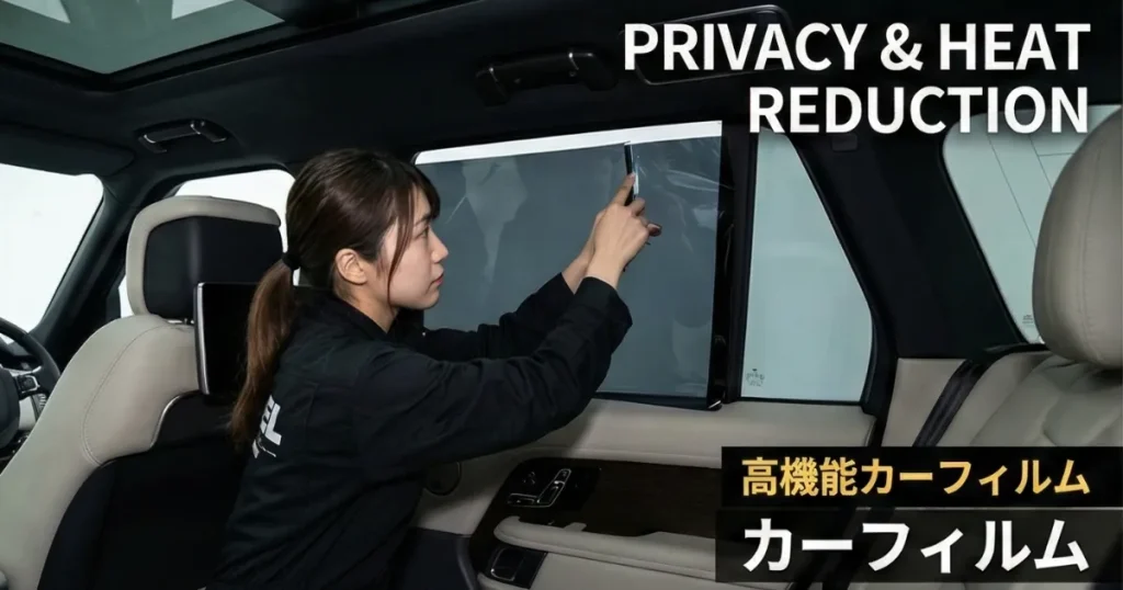 カーフィルムの施工