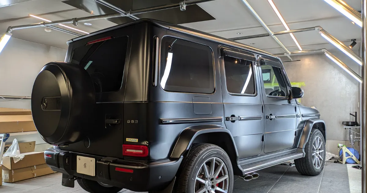 マットブラックの仕上がりイメージ