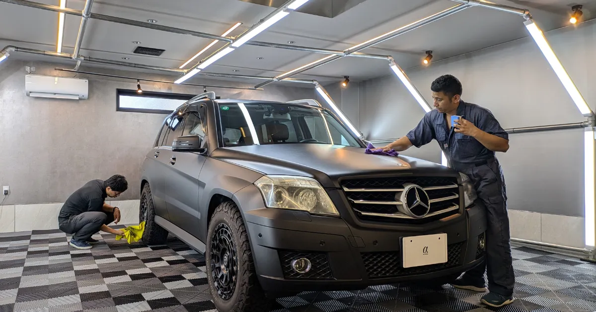 アルファでのマット塗装メンテナンス