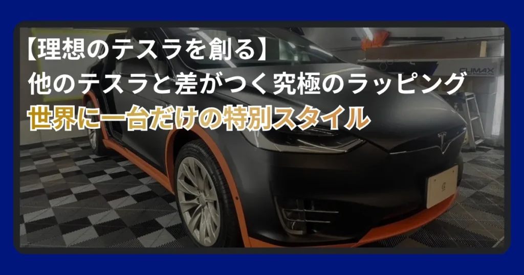 テスラのカーラッピング・PPF比較! 後悔しない業者の選び方について解説